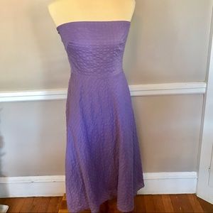 {J CREW} Lavender strapless dress